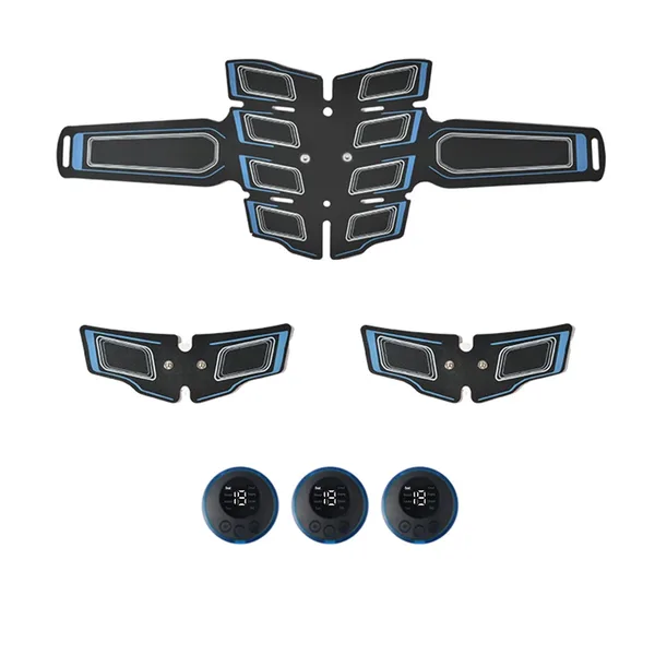 Elettrostimolatore EMS kit completo — addominali e braccia